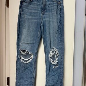 Distressed Blue Women's Jeans